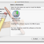 Instalator Mobile Partner w OSX - ekran 3