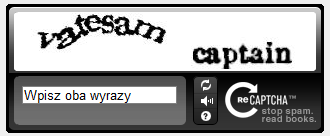Przykład kodu CAPTCHA